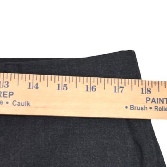 Saks Fifth Avenue Vintage Deadstock 100% Woorsted Wool Pants 36 Gray Unhemmed - Picture 12 of 12